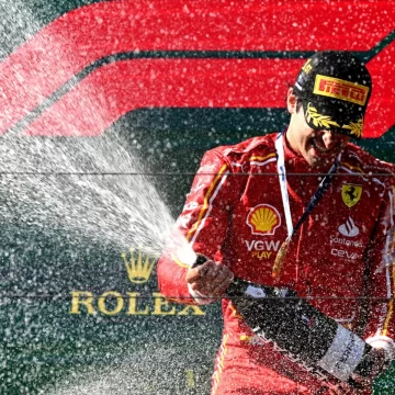F1: Ganó Sainz y Ferrari le puso un freno a Max