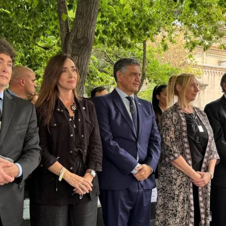 Milei y Villarruel estuvieron juntos en el acto por el atentado a la Embajada de Israel Milei y Villarruel estuvieron juntos en el acto por el atentado a la Embajada de Israel