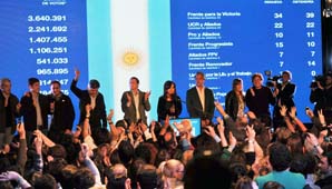 Cristina Fernández destacó el segundo puesto de Insaurralde Cristina Fernández destacó el segundo puesto de Insaurralde