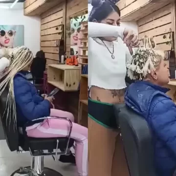 Fue a una peluquería a hacerse trenzas, no quiso pagar y le cortaron el pelo Fue a una peluquería a hacerse trenzas, no quiso pagar y le cortaron el pelo