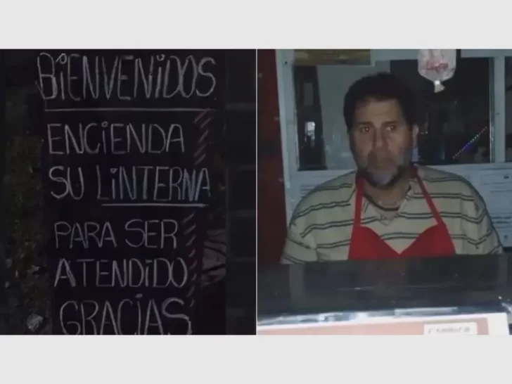 Cansado de pagar facturas de luz casi millonarias, un carnicero atiende con linternas para ahorrar Cansado de pagar facturas de luz casi millonarias, un carnicero atiende con linternas para ahorrar