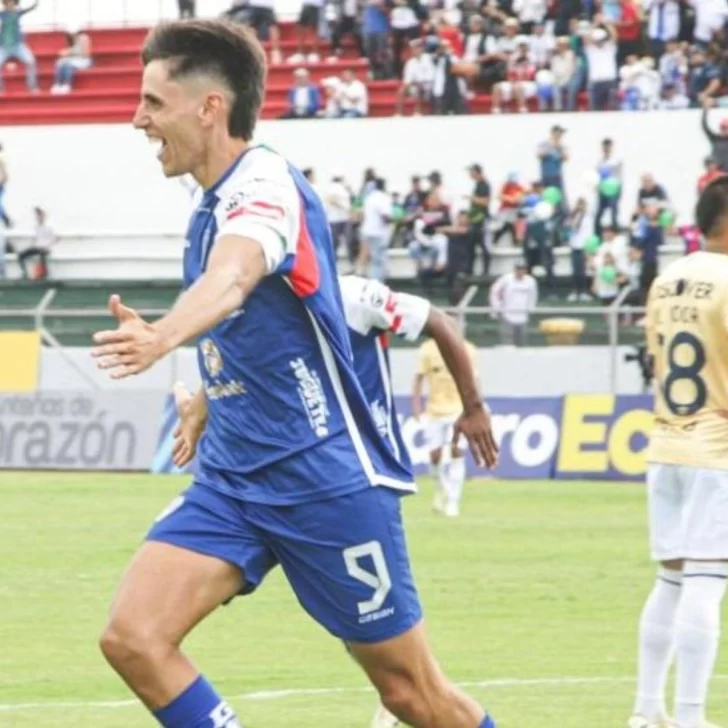 El sanjuanino Federico Paz hizo un gol a los 14 segundos y entró en el podio histórico de Ecuador