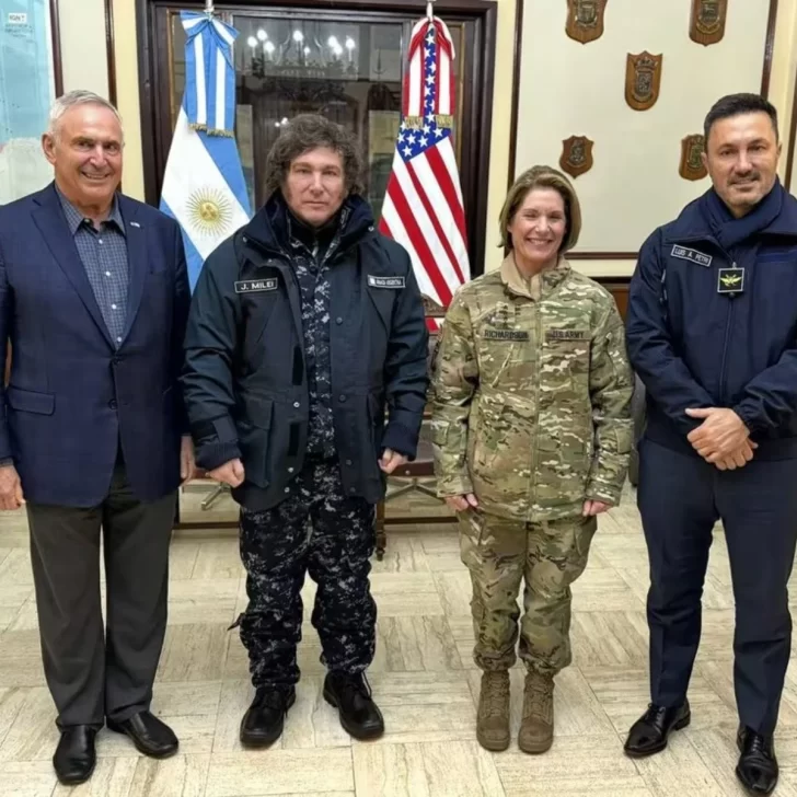 Milei se reunió con la general Richardson en Ushuaia: “Queremos reforzar nuestra alianza” Milei se reunió con la general Richardson en Ushuaia: “Queremos reforzar nuestra alianza”