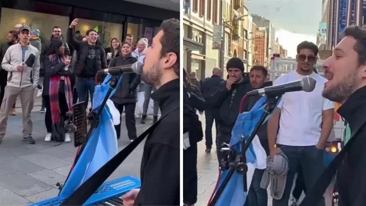 Un argentino cantó un clásico del rock argentino y la reacción de un hombre se hizo viral Un argentino cantó un clásico del rock argentino y la reacción de un hombre se hizo viral