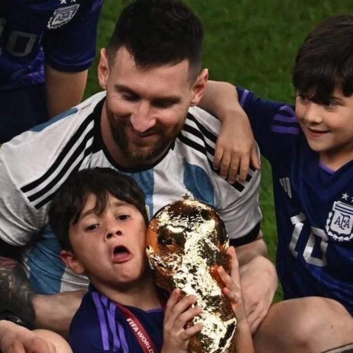 Mateo Messi imitó uno de los festejos de su papá tras meter cinco goles en Inter Miami Mateo Messi imitó uno de los festejos de su papá tras meter cinco goles en Inter Miami