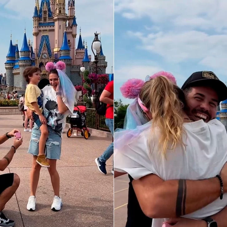 [VIDEO] La tierna propuesta de casamiento del sanjuanino Nicolás Magaldi a su novia en Disney