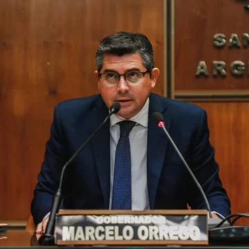 Orrego criticó la “herencia recibida” y dijo que ya se reactivaron el 40% de las obras que estaban frenadas
