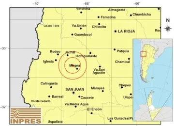 Enjambre de sismos en San Juan: los tres fueron “superficiales” y en poco más de 12 horas Enjambre de sismos en San Juan: los tres fueron “superficiales” y en poco más de 12 horas