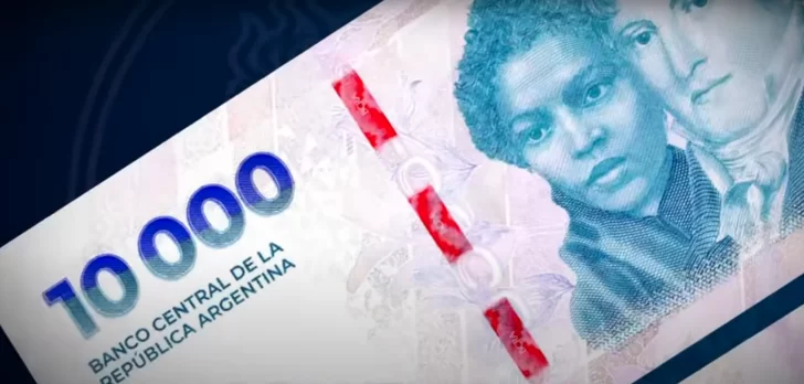 Cómo es el nuevo billete de $10.000 Cómo es el nuevo billete de $10.000