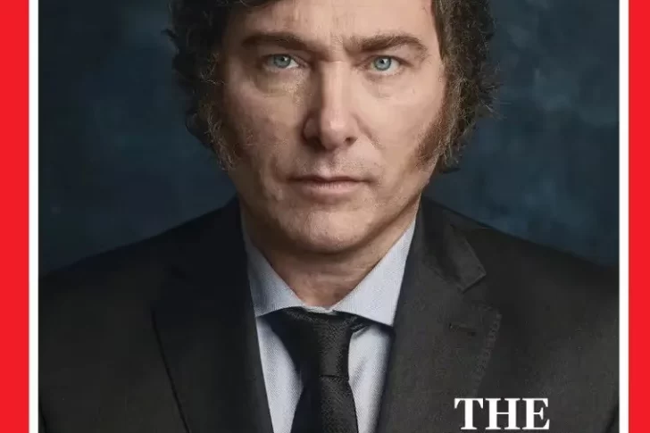 Milei, del Luna Park a la revista Time