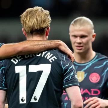 Manchester City le ganó al Tottenham y llega líder a la última fecha Manchester City le ganó al Tottenham y llega líder a la última fecha