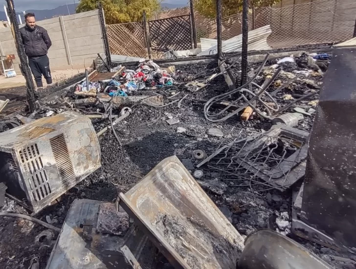 El drama de quedar sin nada, por el fuego