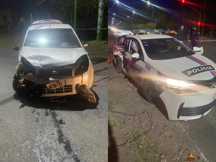Pasó en verde pero chocó a un patrullero que habría llevado las sirenas activadas Pasó en verde pero chocó a un patrullero que habría llevado las sirenas activadas