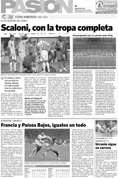 Tapa Pasión 22 de Junio del 2024