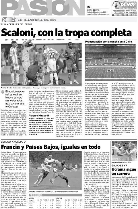 Tapa Pasión 22 de Junio del 2024