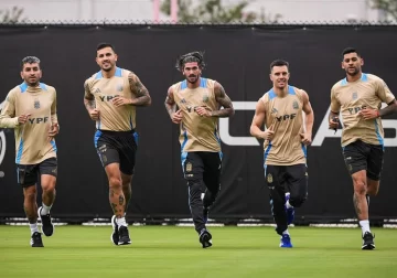 Messi se sumó al trabajo del grupo en Miami Messi se sumó al trabajo del grupo en Miami