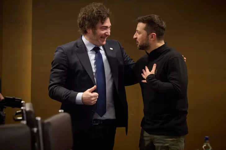 Milei dio un enfático apoyo a Ucrania