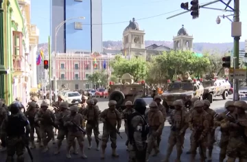 Intento de golpe en Bolivia