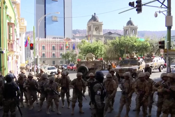 Intento de golpe en Bolivia