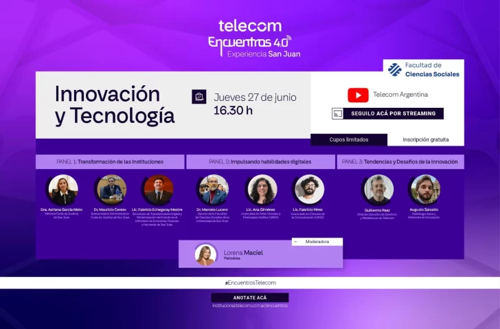 Llega a San Juan el ciclo que explora las oportunidades y desafíos de la transformación digital Llega a San Juan el ciclo que explora las oportunidades y desafíos de la transformación digital