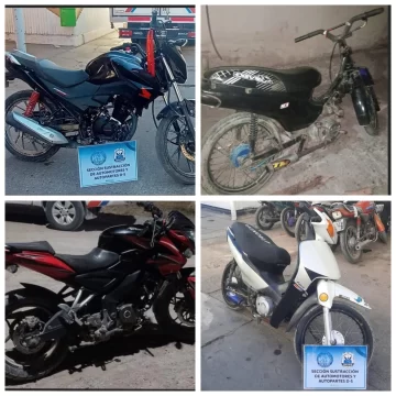 Secuestraron en Sarmiento cuatro motos robadas: dos eran de Mendoza Secuestraron en Sarmiento cuatro motos robadas: dos eran de Mendoza