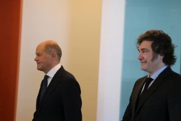 Reunión clave de Milei con el canciller alemán Olaf Scholz