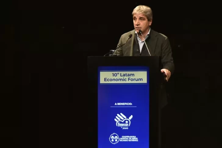 Luis Caputo dijo que “lo peor ya pasó, estamos en franca recuperación”