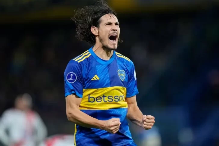 Otra mala noticia para Boca: se lesionó Edinson Cavani y no viajará a Ecuador