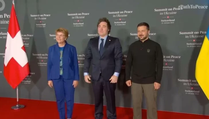 Cumbre Global por la Paz: Javier Milei le expresó su “máximo apoyo” a Volodimir Zelensky Cumbre Global por la Paz: Javier Milei le expresó su “máximo apoyo” a Volodimir Zelensky