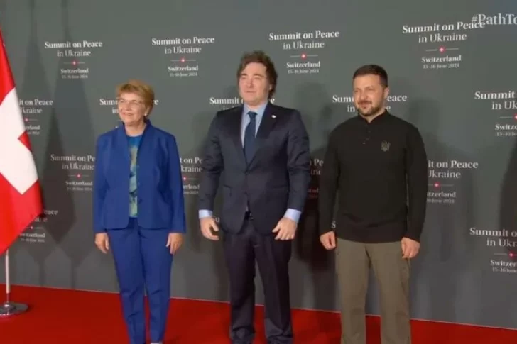 Cumbre Global por la Paz: Javier Milei le expresó su “máximo apoyo” a Volodimir Zelensky