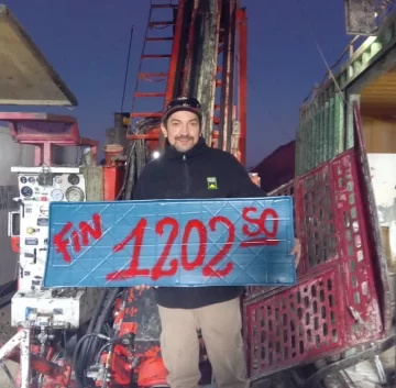 En una mina de San Juan se estableció el nuevo récord de una perforación En una mina de San Juan se estableció el nuevo récord de una perforación