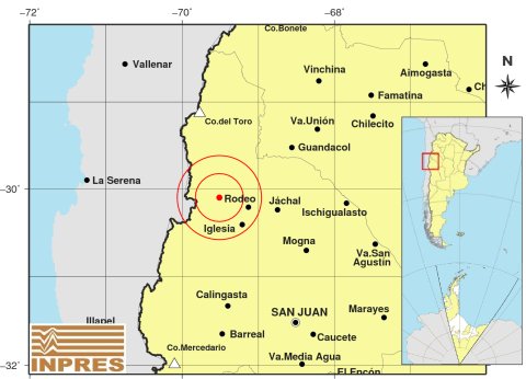 Dos sismos en la madrugada sanjuanina con menos de una hora de diferencia Dos sismos en la madrugada sanjuanina con menos de una hora de diferencia
