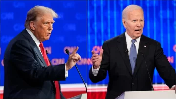 Con ataques personales, Trump y Biden protagonizaron el primer debate presidencial en EEUU