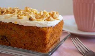 Receta para preparar el mejor carrot cake