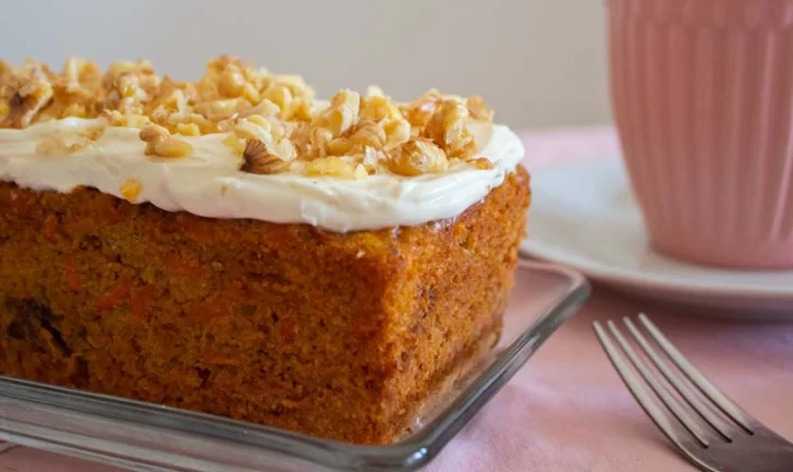 Receta para preparar el mejor carrot cake