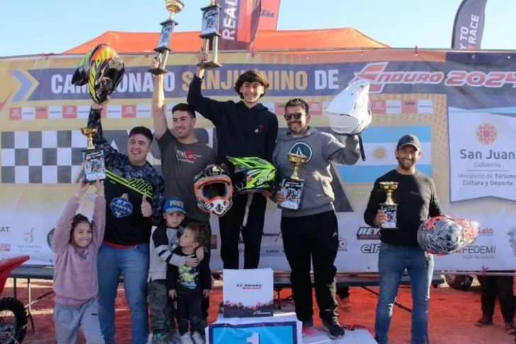 Victorias sanjuaninas en el karting y en el enduro