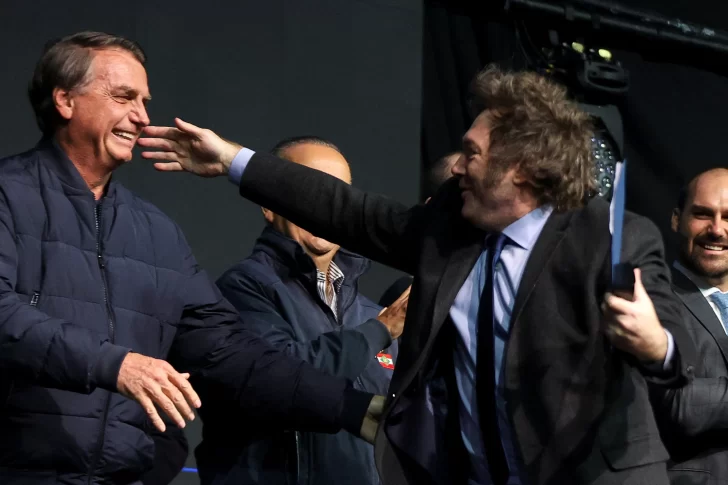 En Brasil, Milei criticó al socialismo y dijo que Bolsonaro sufre “persecución”