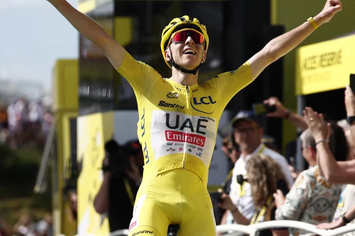 Pogacar pegó otro golpe de autoridad