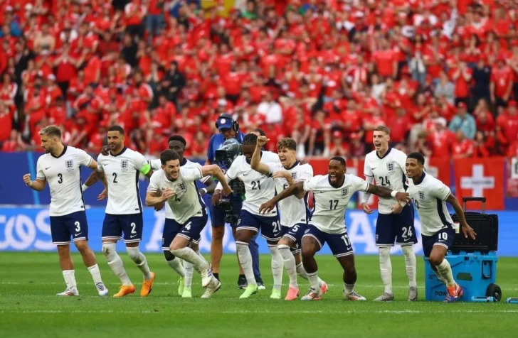 Inglaterra llevó a los penales un duro partido, eliminó a Suiza y avanzó a semifinales Inglaterra llevó a los penales un duro partido, eliminó a Suiza y avanzó a semifinales