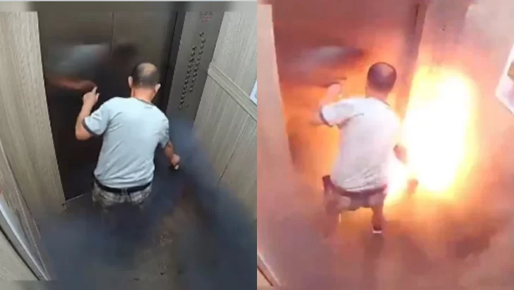Infierno en el ascensor: un hombre murió calcinado tras la explosión de una batería de litio Infierno en el ascensor: un hombre murió calcinado tras la explosión de una batería de litio