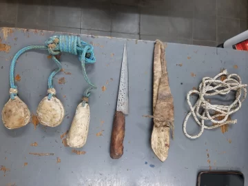 Detienen a tres hombres por caza ilegal y tenencia de armas en Albardón Detienen a tres hombres por caza ilegal y tenencia de armas en Albardón