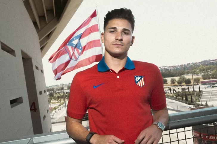 Julián Álvarez, tras su llegada al Atlético de Madrid: “Estoy muy contento e ilusionado”