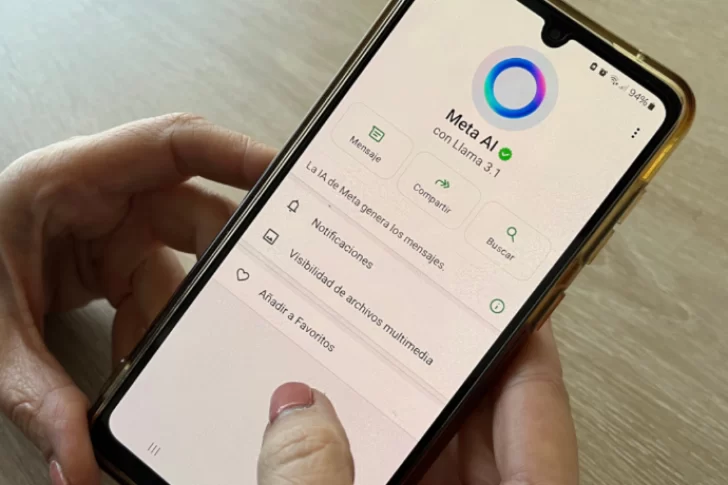 Cómo eliminar el círculo azul de Meta AI en WhatsApp