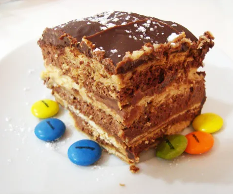 Receta de torta helada de chocolate