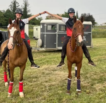 Las gemelas sanjuaninas que competirán en el mundial de Endurance Las gemelas sanjuaninas que competirán en el mundial de Endurance