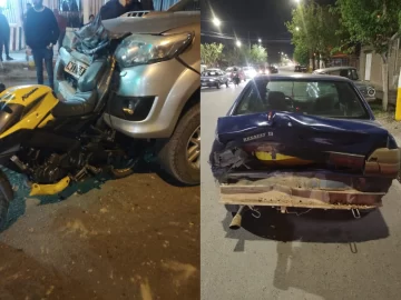 Manejaba con más del triple de alcohol en sangre permitido, atropelló a una moto y provocó un choque en cadena Manejaba con más del triple de alcohol en sangre permitido, atropelló a una moto y provocó un choque en cadena