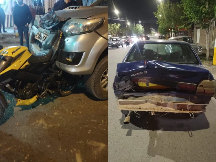 Manejaba con más del triple de alcohol en sangre permitido, atropelló a una moto y provocó un choque en cadena Manejaba con más del triple de alcohol en sangre permitido, atropelló a una moto y provocó un choque en cadena