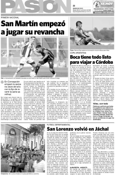 Tapa Pasión 26 de Noviembre de 2024