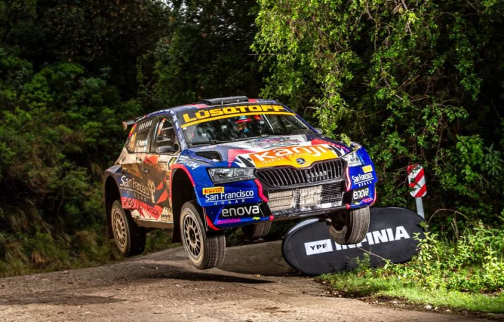 Pastén salió subcampeón en el Argentino de Rally