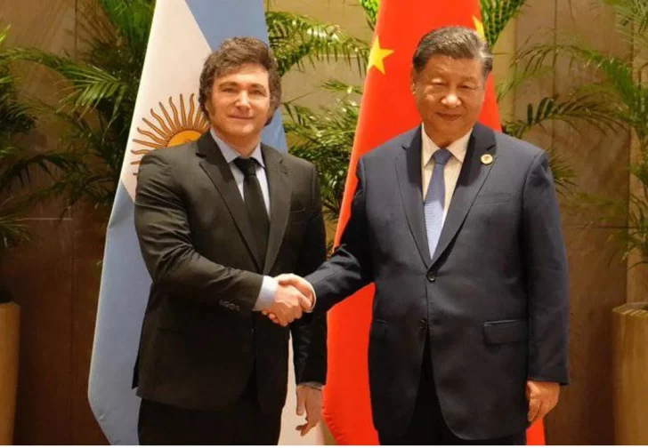 Milei se reunió con Xi Jinping y consuma acercamiento a China Milei se reunió con Xi Jinping y consuma acercamiento a China